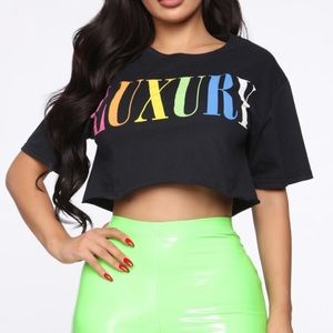 Luxury crop top!